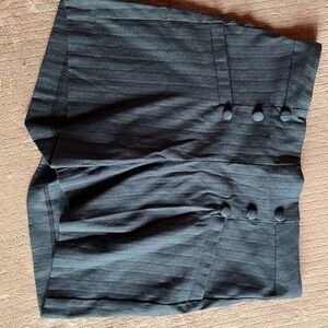 Women's Black High-Waisted Shorts